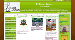 Desktop Screenshot of delicesdeturnac.com