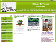 Tablet Screenshot of delicesdeturnac.com